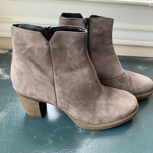 Rieker Leather Ankle Boot Bootie Size 39 - Picture 4 of 4